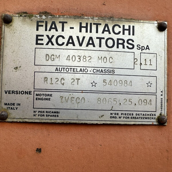 Chargeuse Fiat-Hitachi Fr Iveco 6 Cylinder 130 13T 4x4 – Image 10