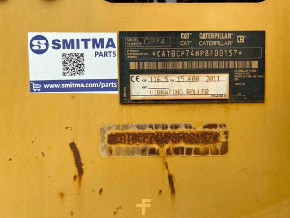 Caterpillar Monocylindre Compacteur CP74 C – Image 8