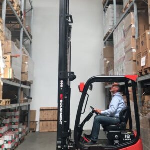 Ep Chariot élévateur 3 roues 2T électrique levée 4m80 – Image 3