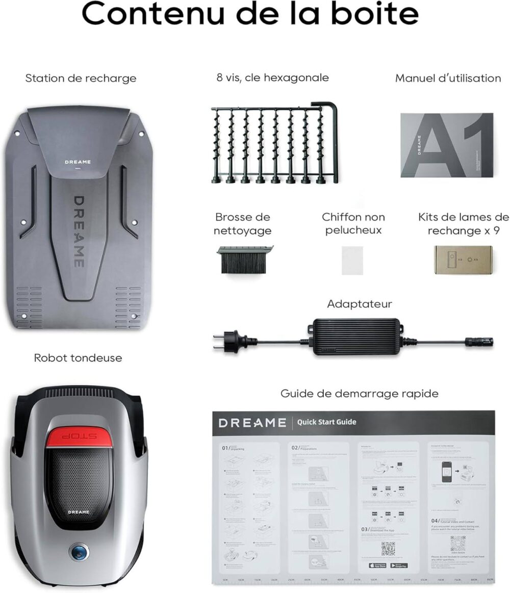 Dreame A1 Pro Tondeuse robotisée intelligente, OmniSense Technologie – Image 12
