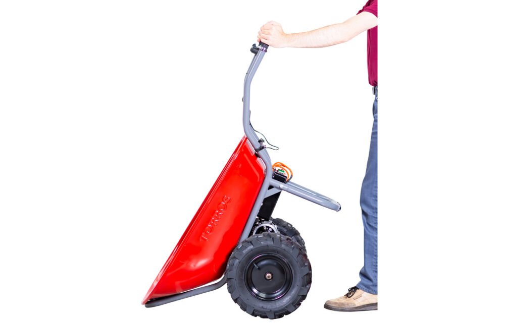 Torros Brouette électrique 2 roues motrices 100L 260KG - batterie 40V / 6Ah – Image 12
