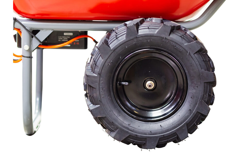 Torros Brouette électrique 2 roues motrices 100L 260KG - batterie 40V / 6Ah – Image 2