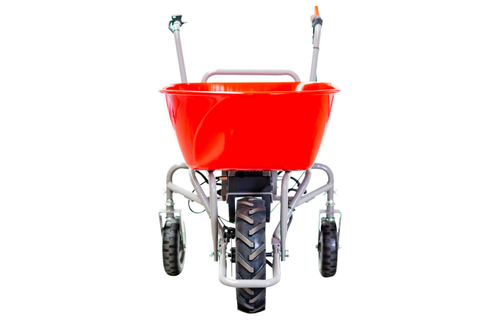 Torros Brouette électrique châssis inclinable 115L 180KG batterie 24V / 12Ah – Image 4