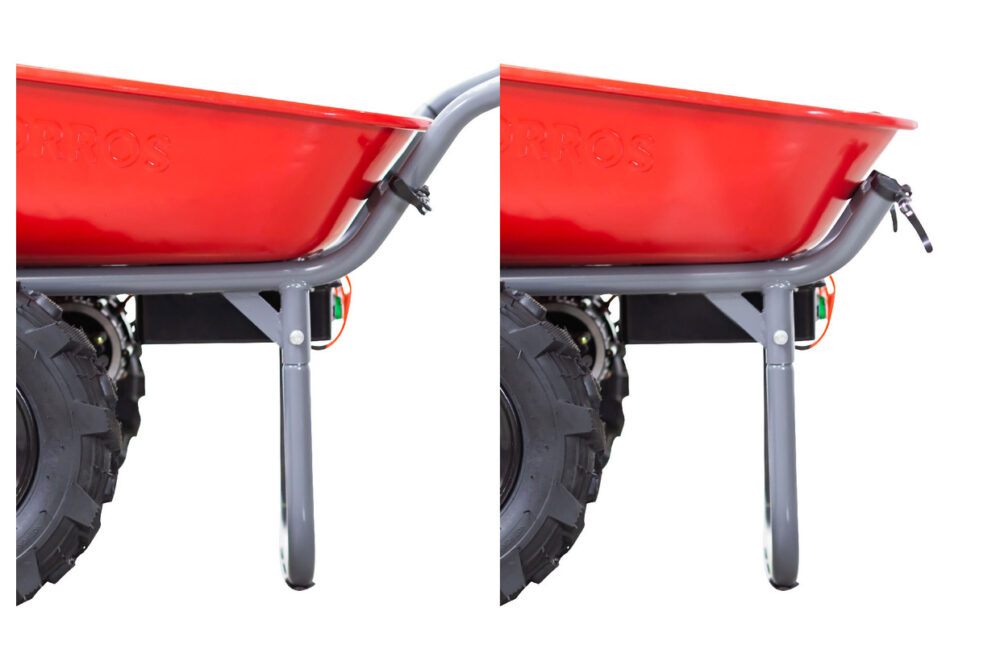 Torros Brouette électrique 2 roues motrices 100L 260KG - batterie 40V / 6Ah – Image 4