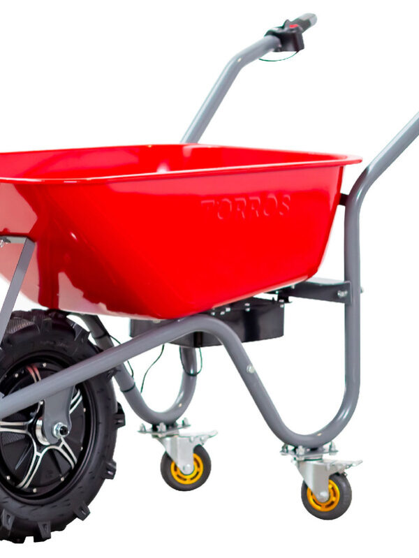 Torros Brouette électrique 80L 150KG - batterie 40V / 6Ah EK150F2