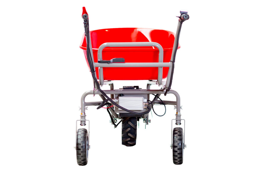 Torros Brouette électrique châssis inclinable 115L 180KG batterie 24V / 12Ah – Image 5