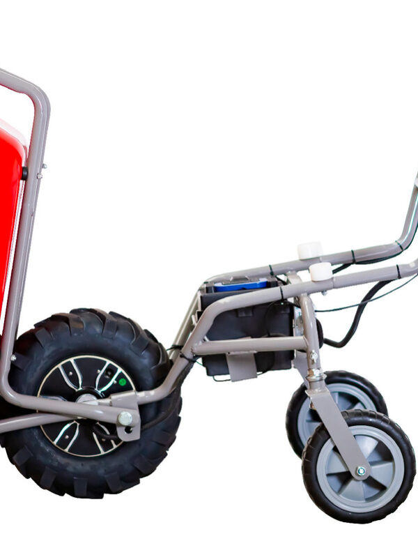 Torros Brouette électrique châssis inclinable 115L 180KG batterie 24V / 12Ah – Image 12