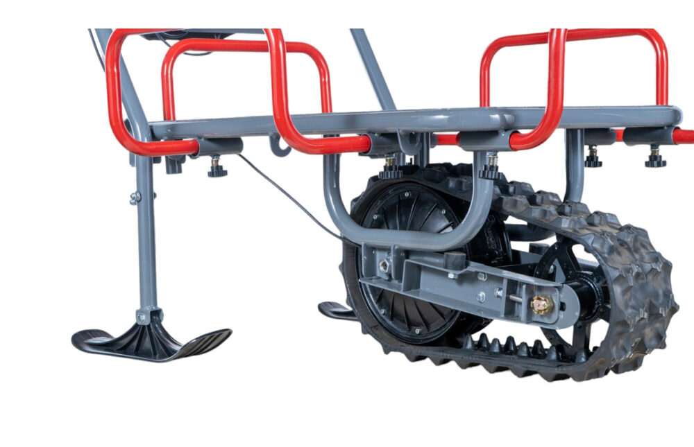 Torros Brouette électrique à plateau 150kg ERP150 sur chenille avec roues et skis – Image 7
