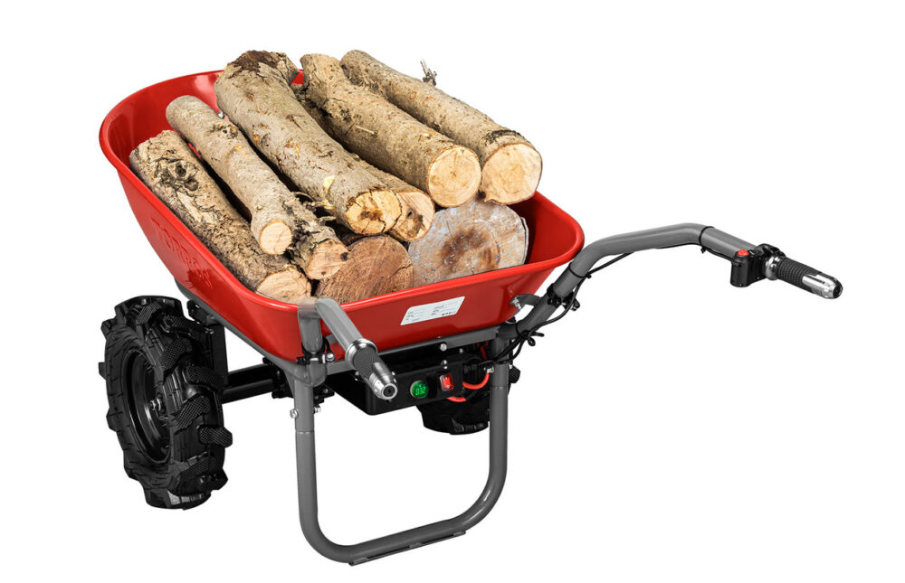 Torros Brouette électrique 2 roues motrices 100L 260KG - batterie 40V / 6Ah – Image 10