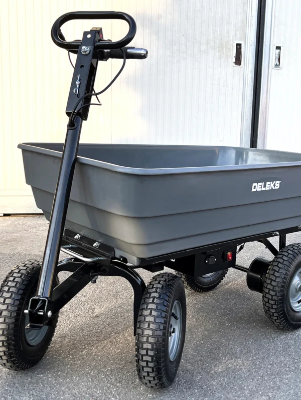 Deleks Chariot électrique XE160 autonomie 8 h benne basculante charge 160kg – Image 9