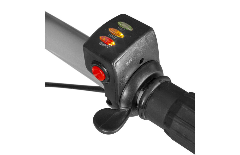 Torros Brouette électrique châssis inclinable 115L 180KG batterie 24V / 12Ah – Image 18